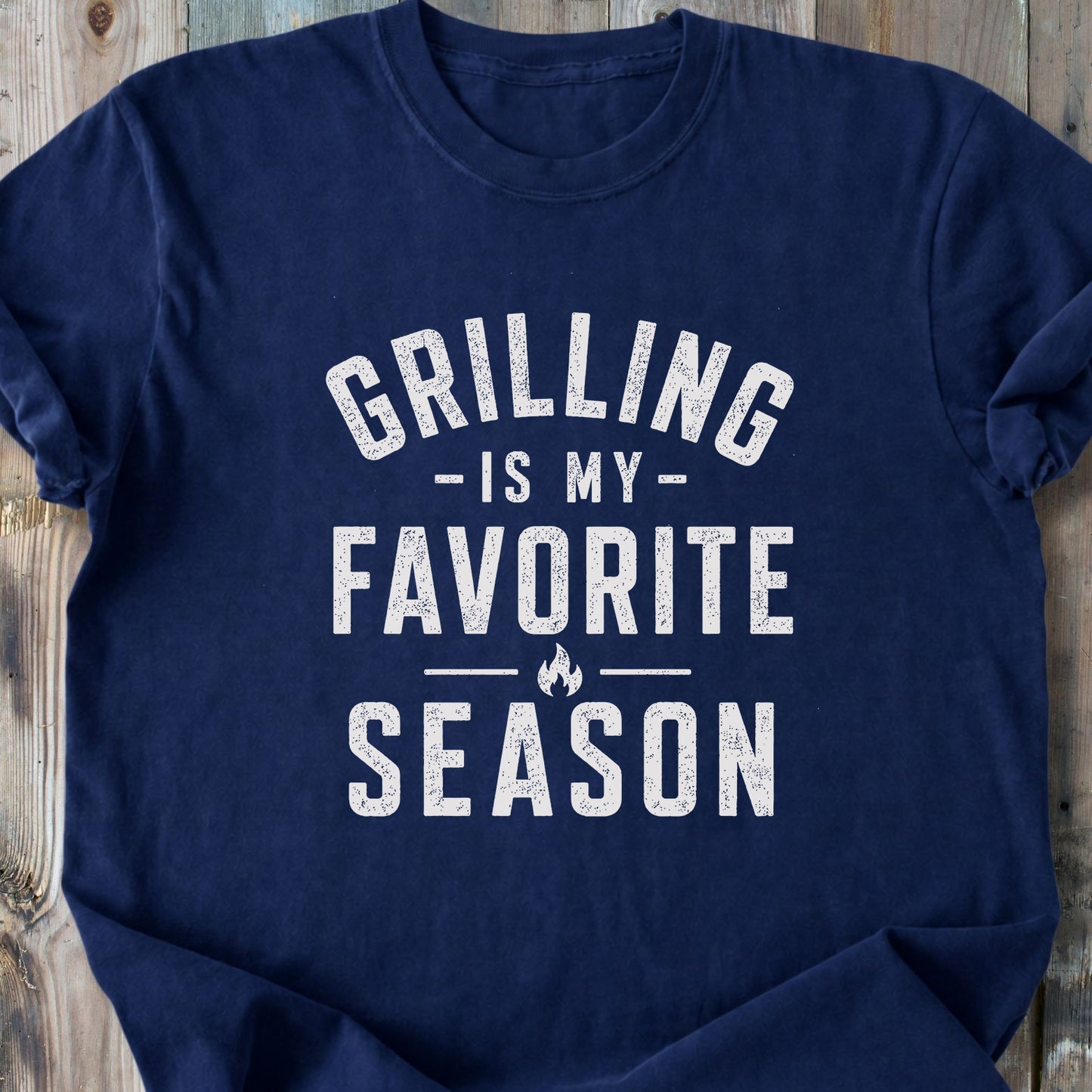 Grilling Is My Favorite Season - Premium Heavyweight Tee