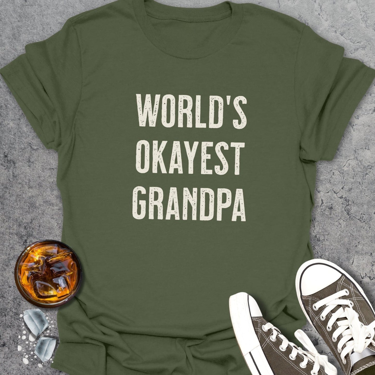 World's Okayest Grandpa T-Shirt