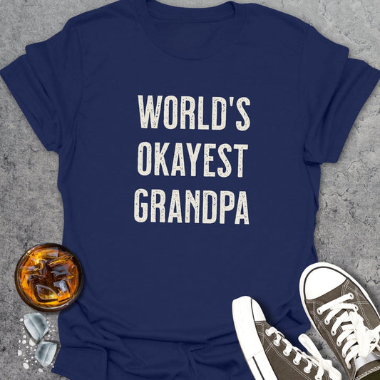 World's Okayest Grandpa T-Shirt