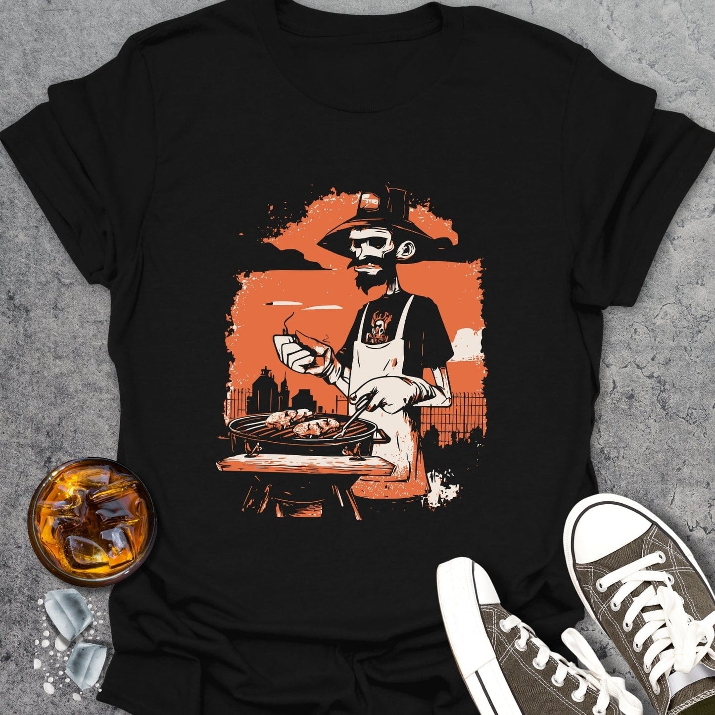 Thin BBQ Chef T-Shirt