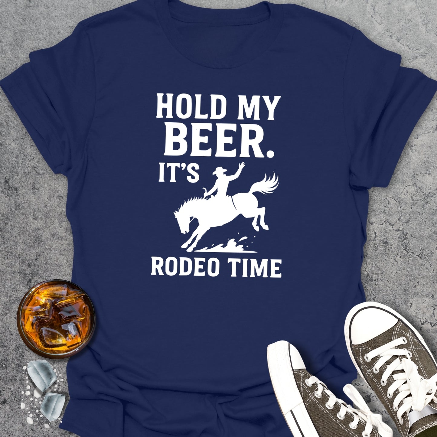 Hold My Beer Its Rodeo Time T-Shirt
