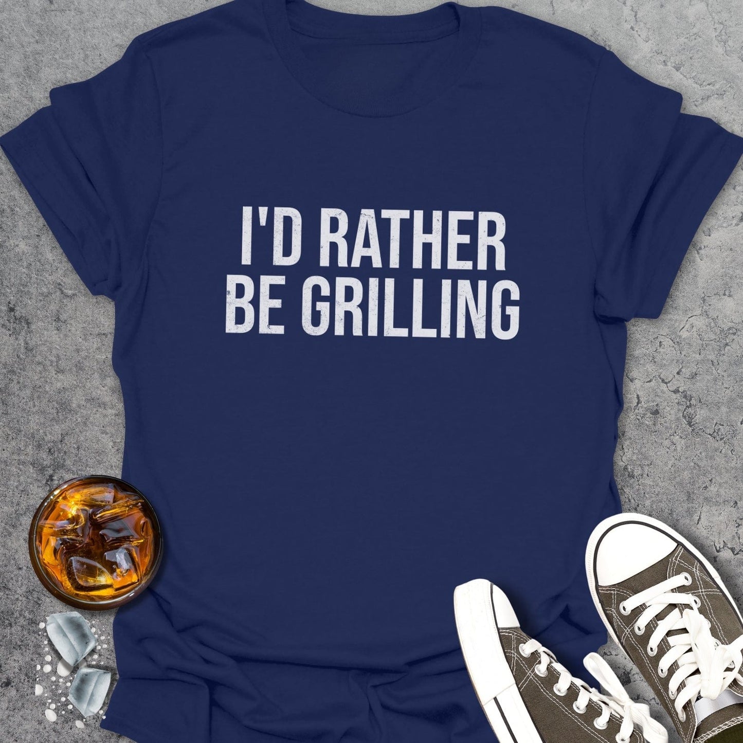 ID Rather Be Grilling T-Shirt