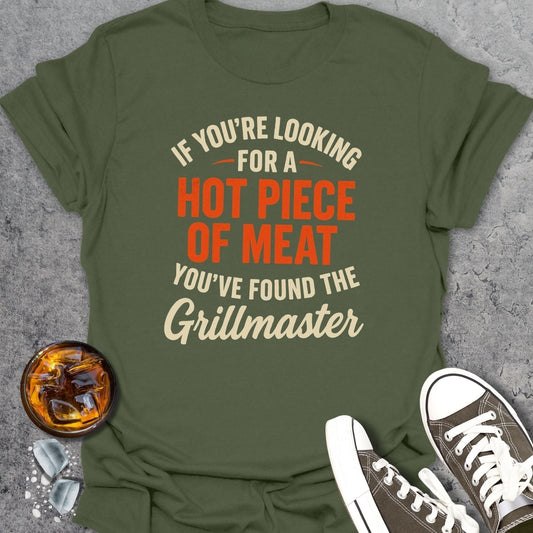 Hot Piece Of Meat Text T-Shirt