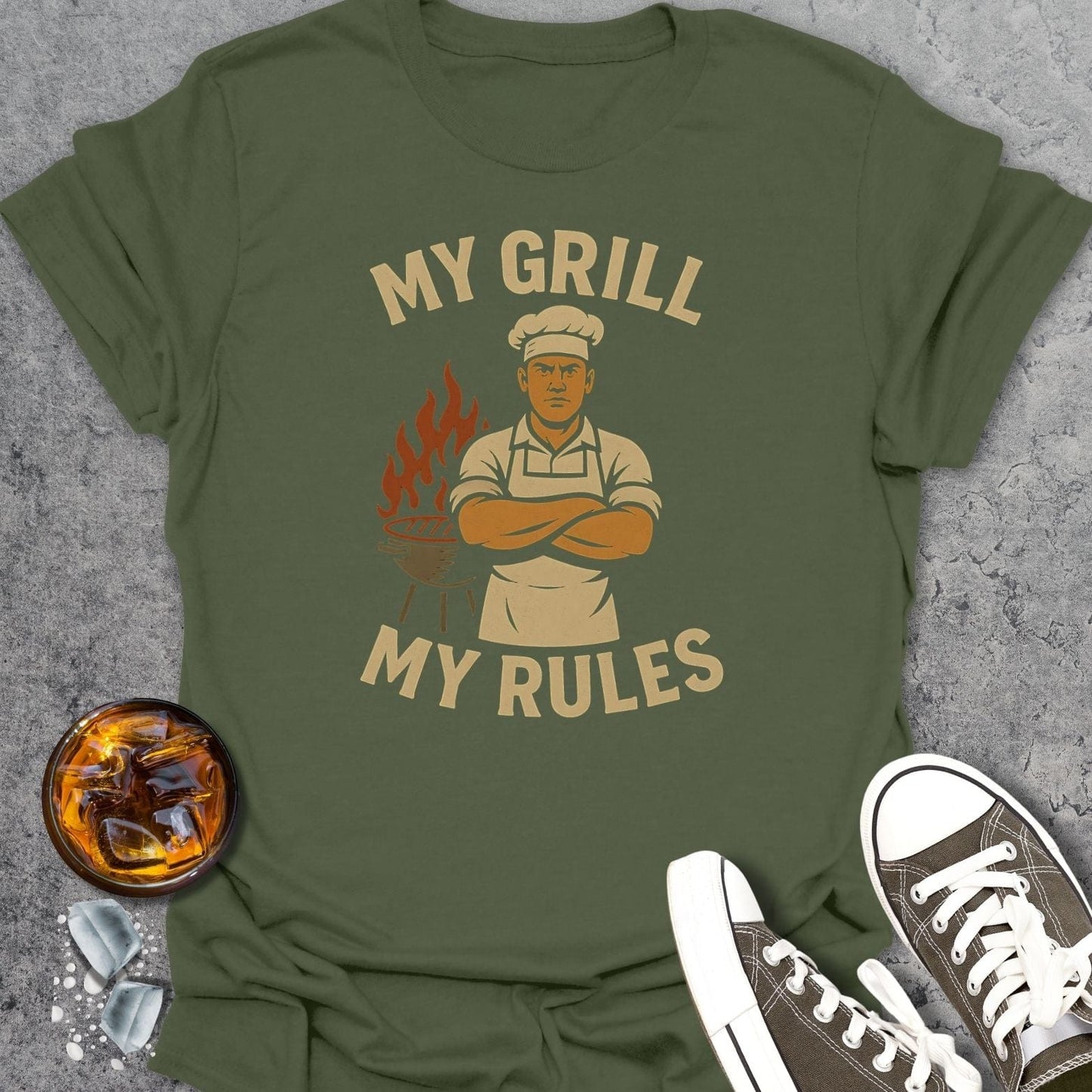 My Grill My Rules Man T-Shirt