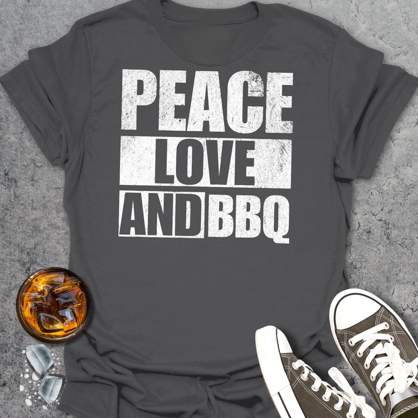 Peace Love And BBQ T-Shirt