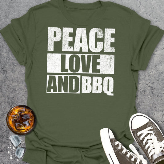 Peace Love And BBQ T-Shirt