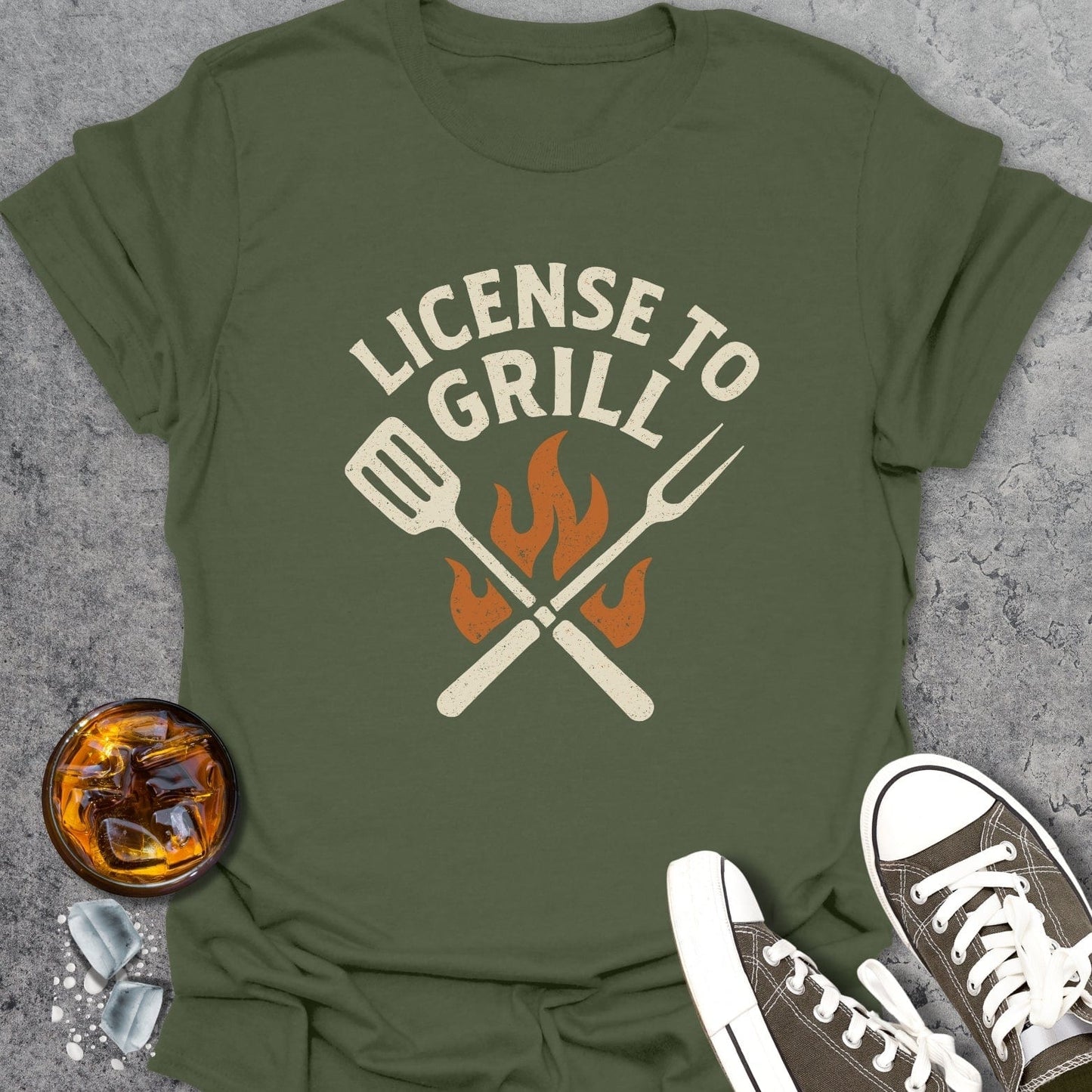 License To Grill T-Shirt