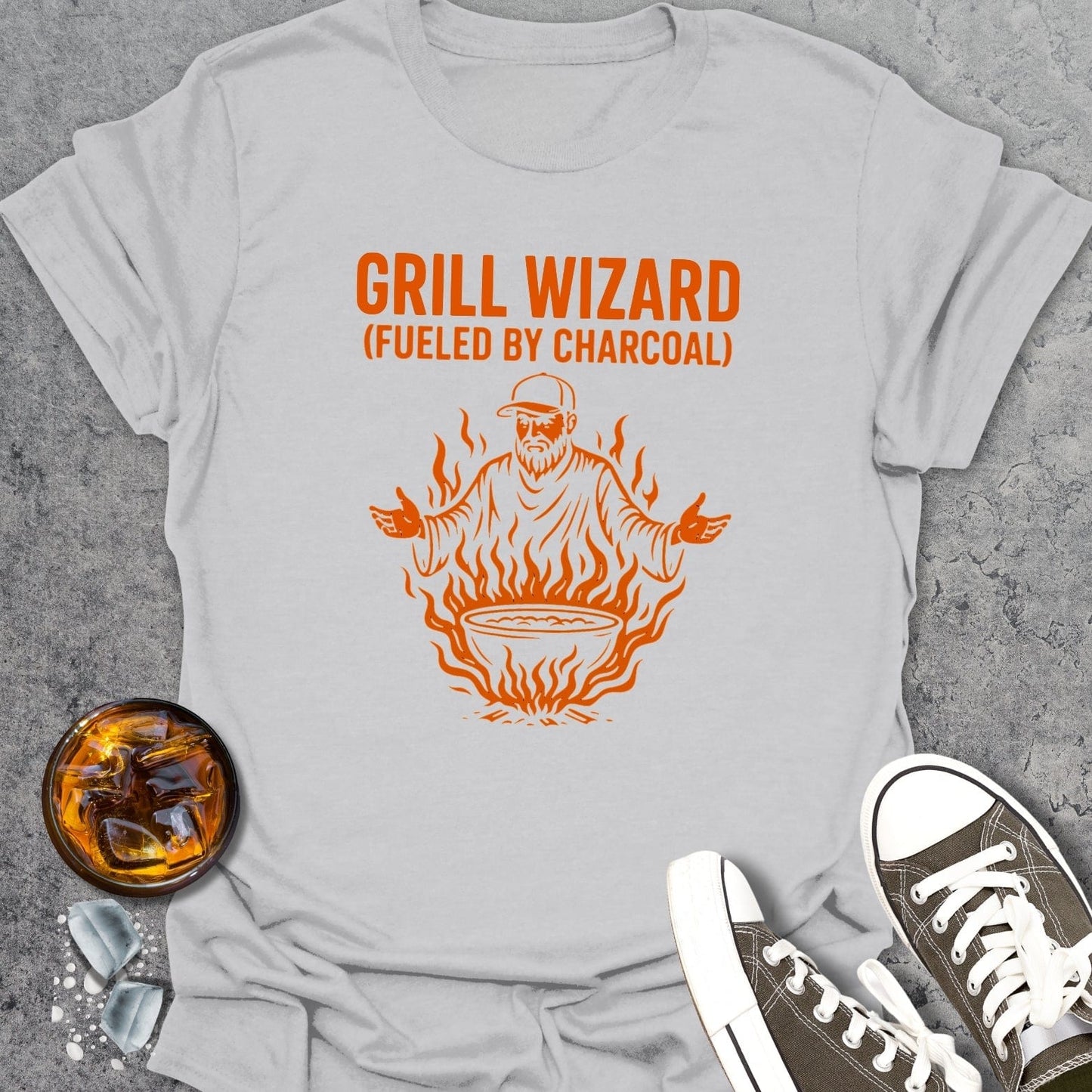 Grill Wizard - Fueled By Charcoal 2 T-Shirt