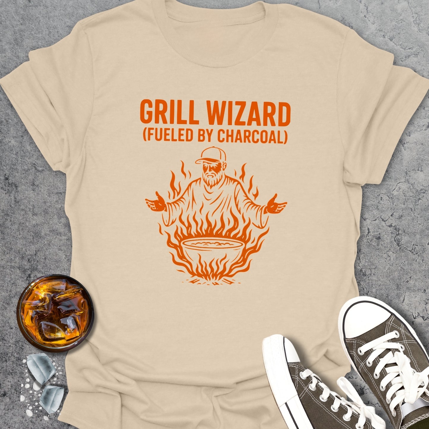 Grill Wizard - Fueled By Charcoal 2 T-Shirt