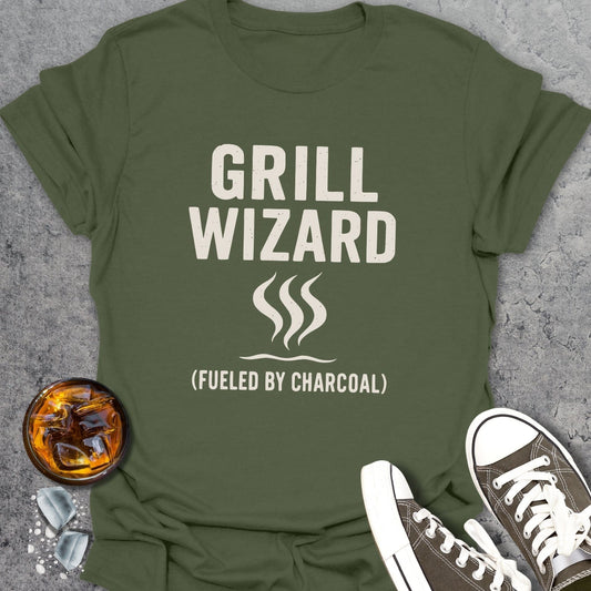 Grill Wizard (Fueled by Charcoal) T-Shirt