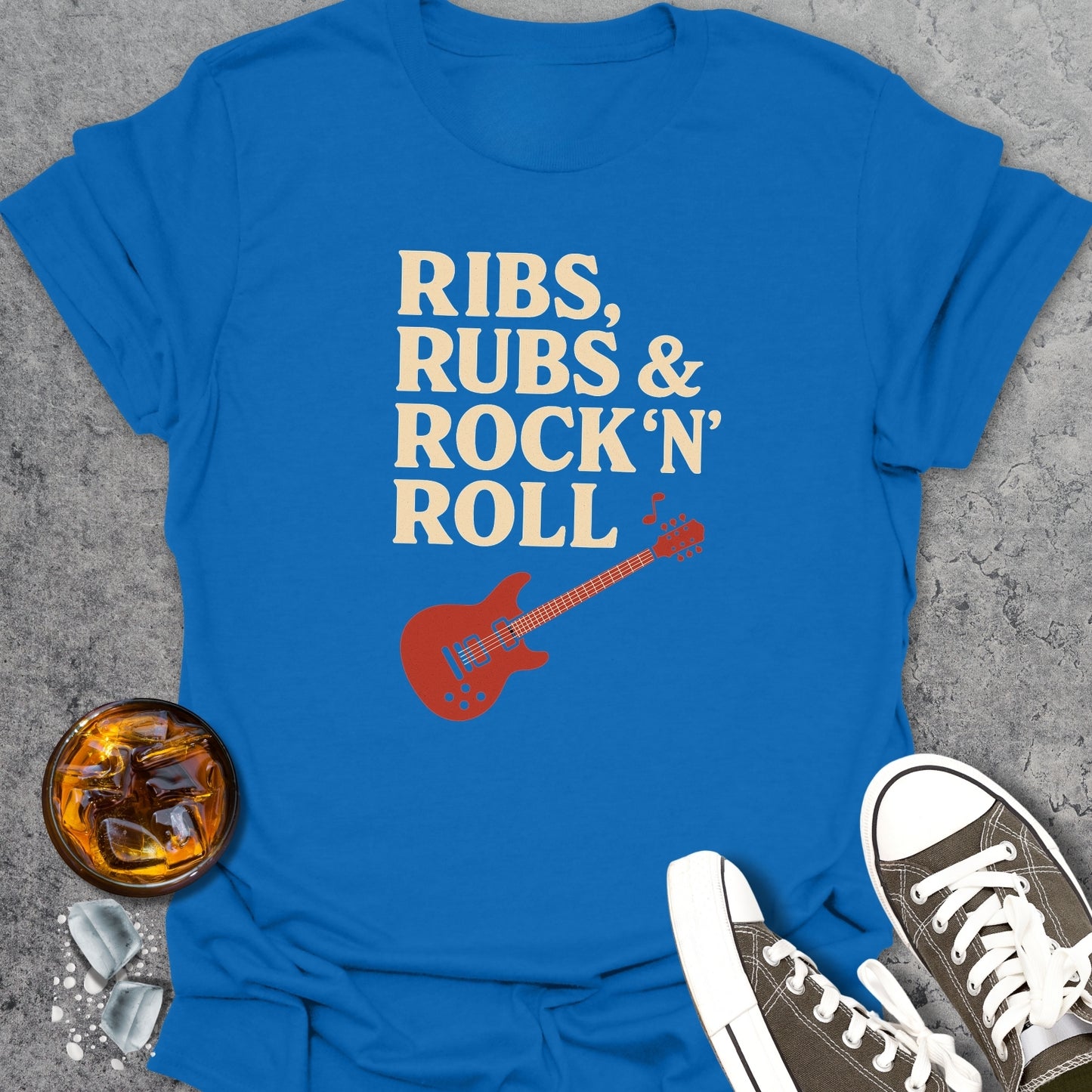 Ribs Rubs and Rock'n'Roll T-Shirt