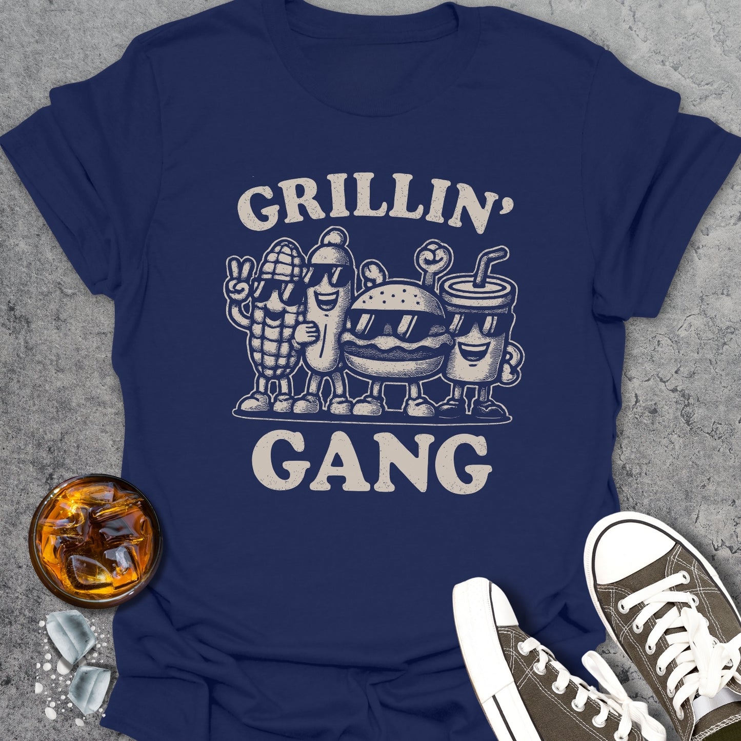 Grillin' Gang Funny T-Shirt