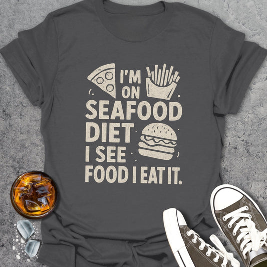 Seafood Diet Funny T-Shirt