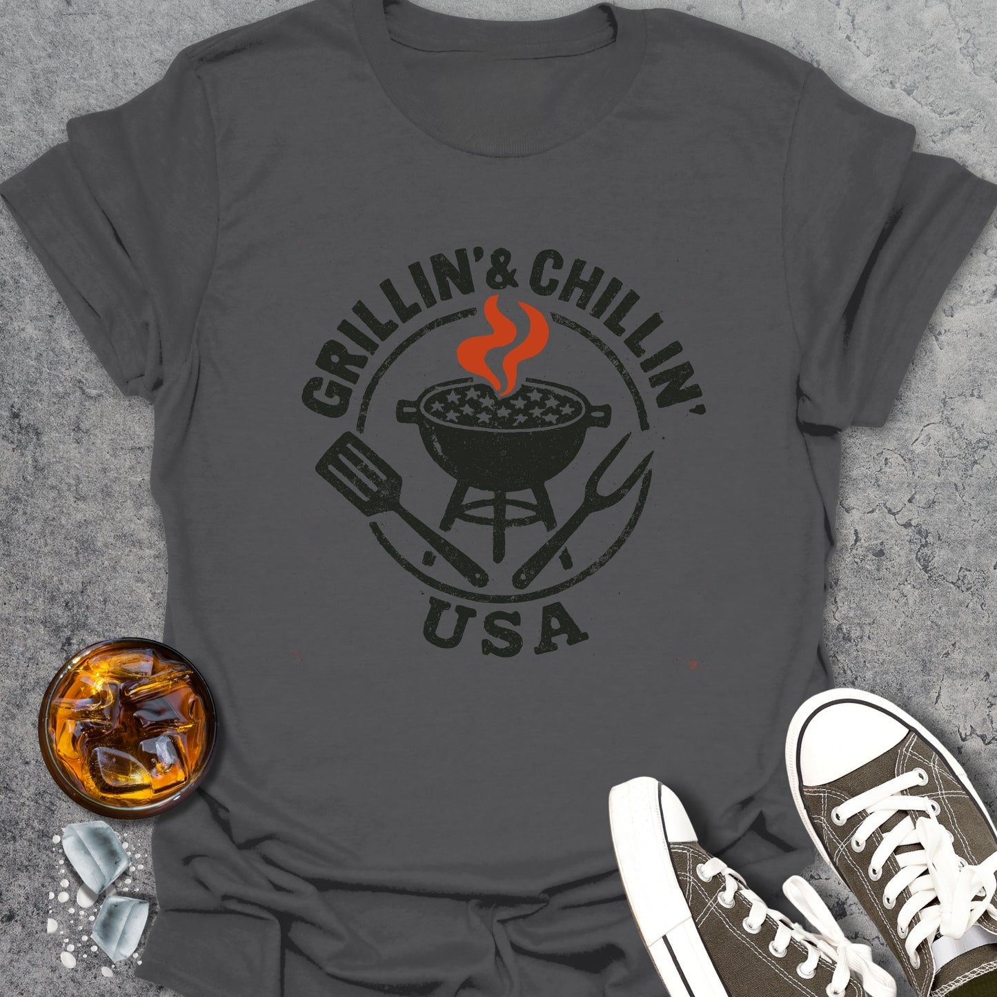 Grillin' Chillin' USA T-Shirt