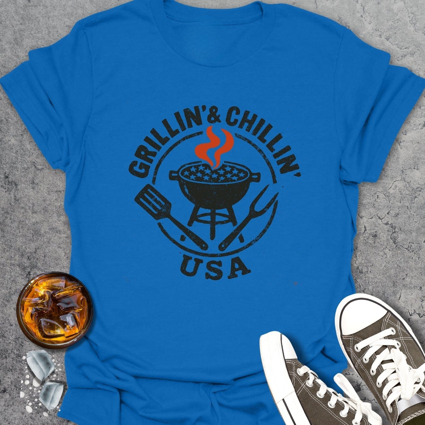 Grillin' Chillin' USA T-Shirt