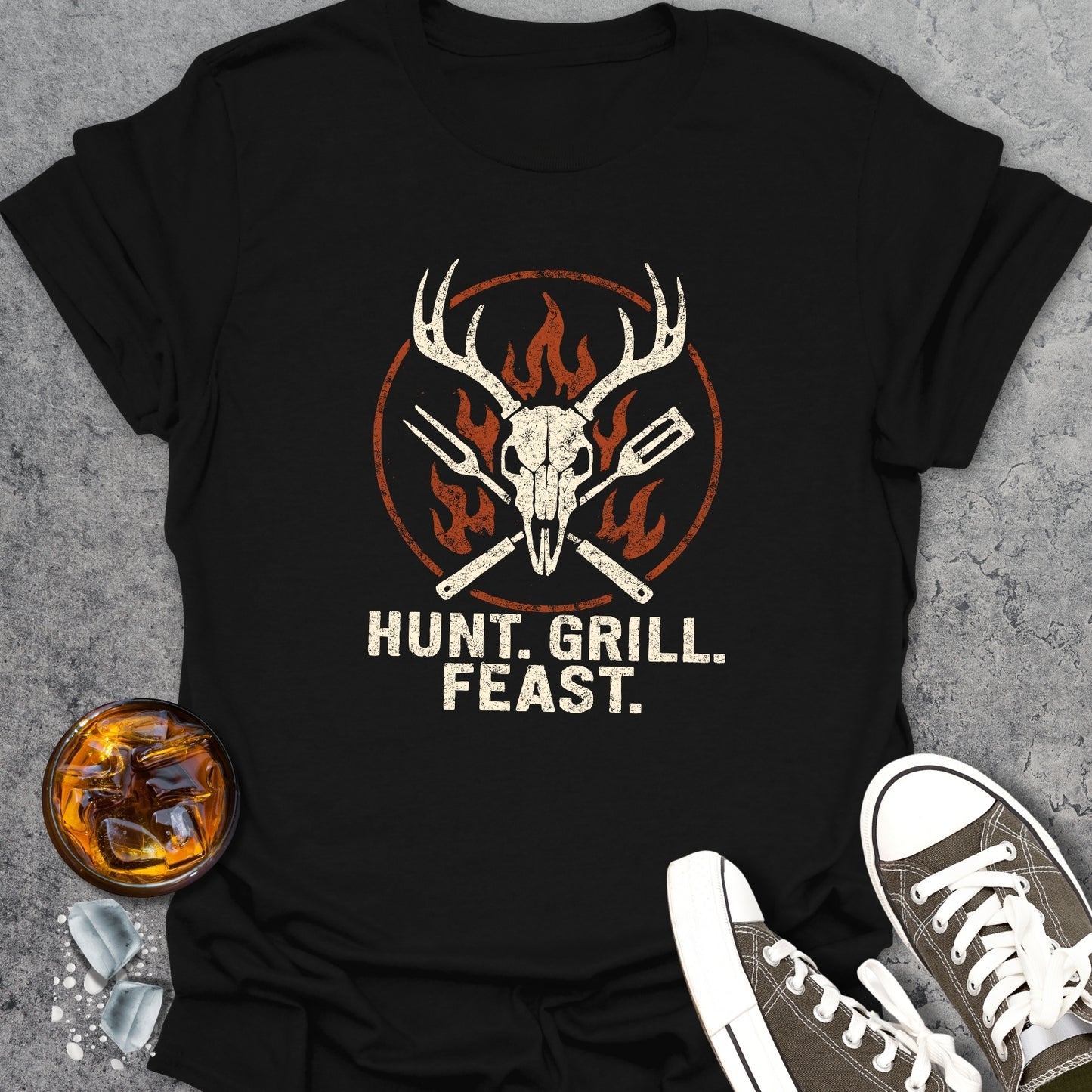 Hunt. Grill. Feast. T-Shirt
