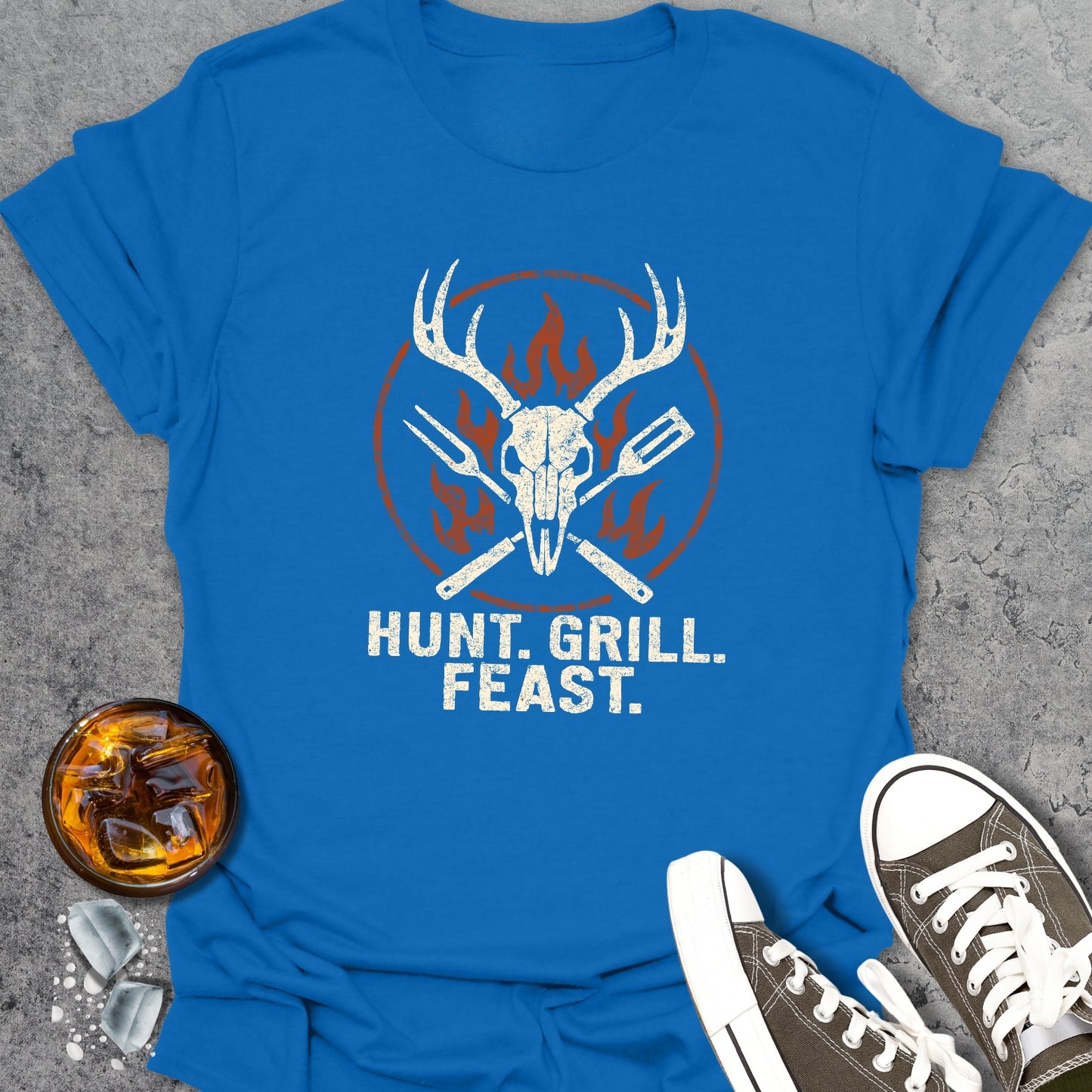 Hunt. Grill. Feast. T-Shirt