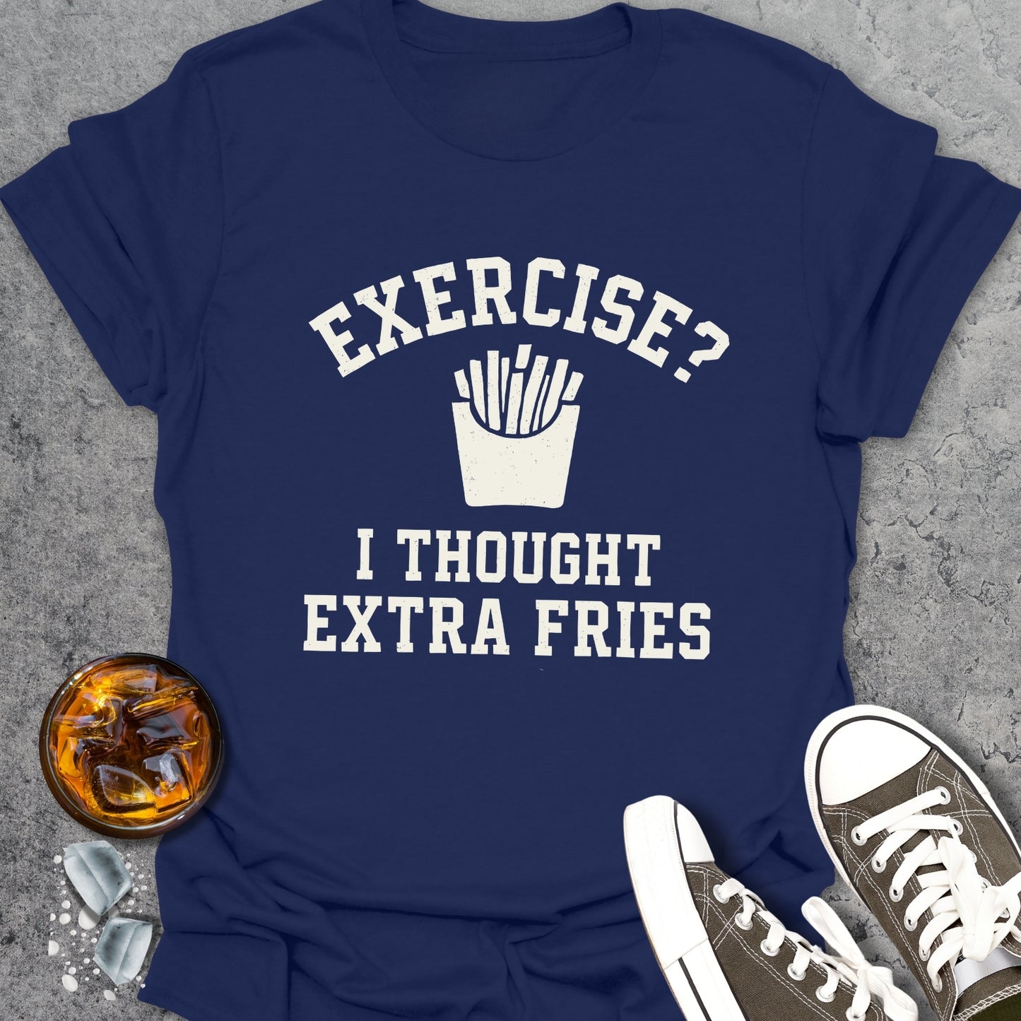 Extra Fries Funny T-Shirt