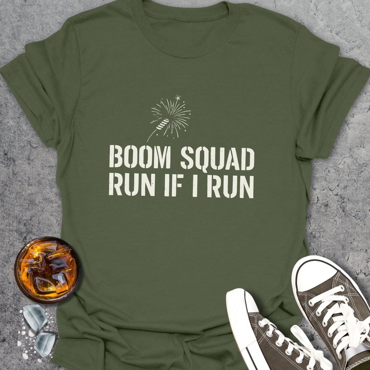Boom Squad Run If I Run T-Shirt
