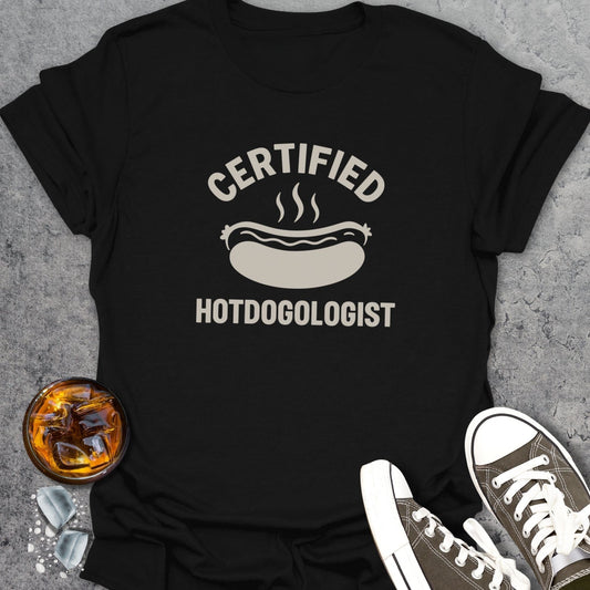 Certified Hotdogologist T-Shirt