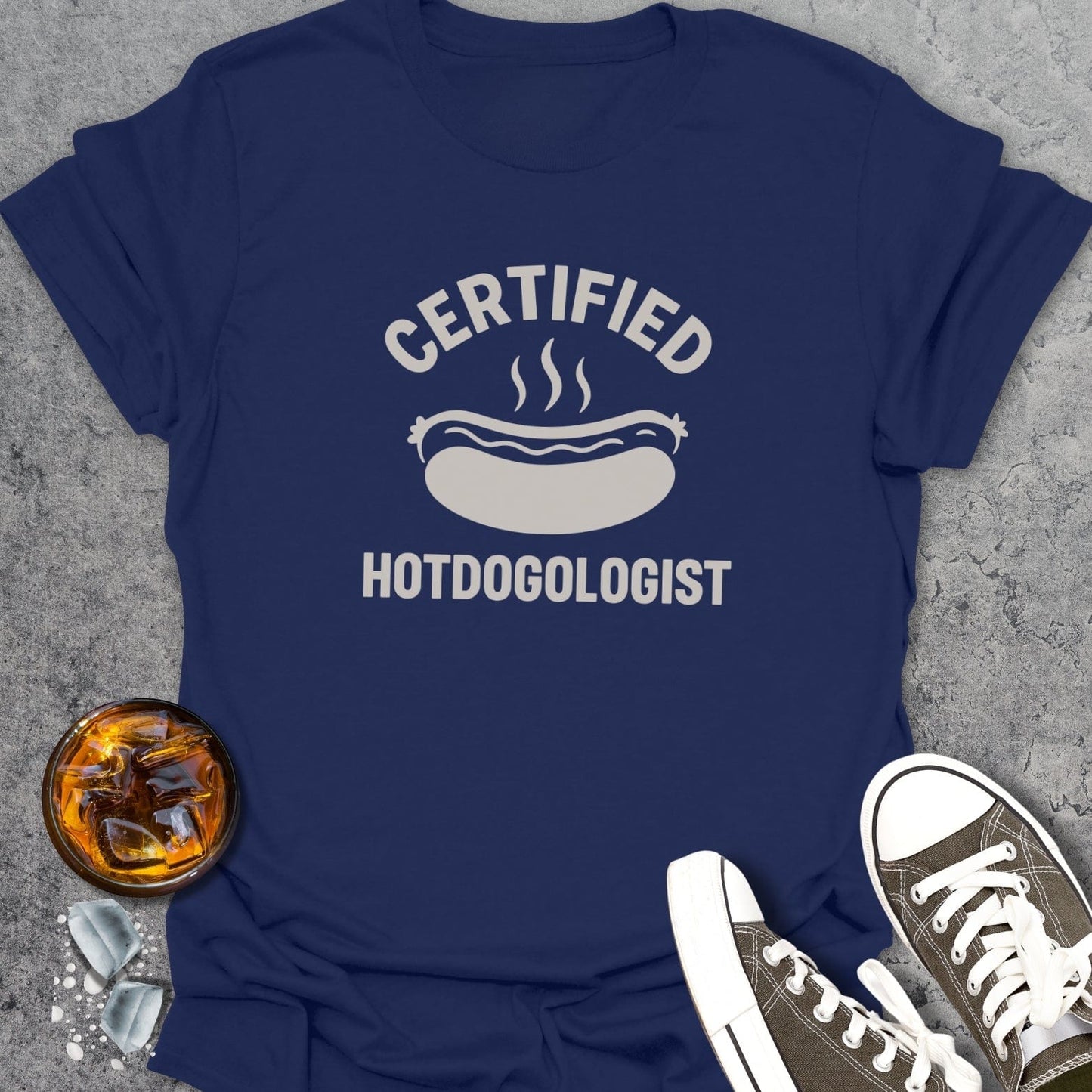 Certified Hotdogologist T-Shirt