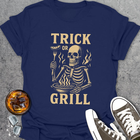 Trick Or Grill Halloween T-Shirt