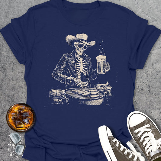 Grilling Skeleton T-Shirt
