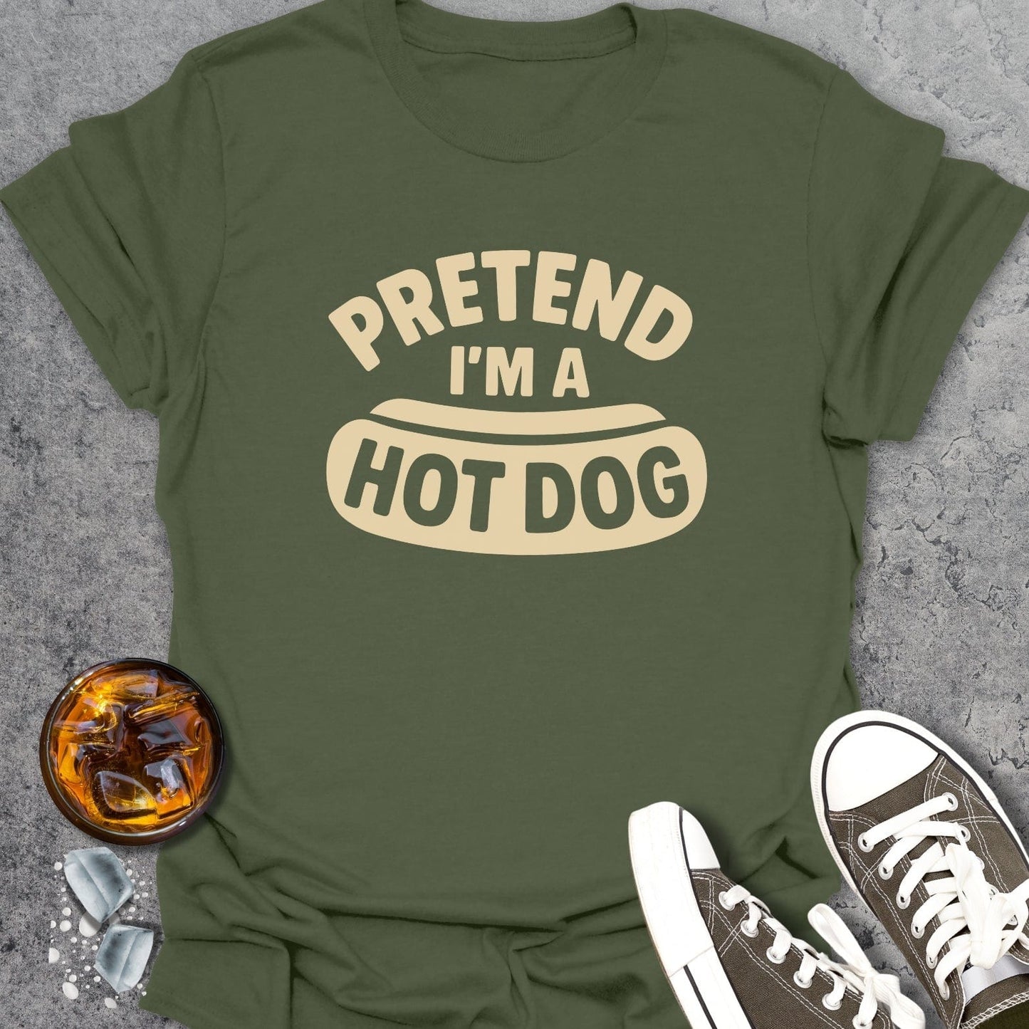 Pretend Hot Dog T-Shirt