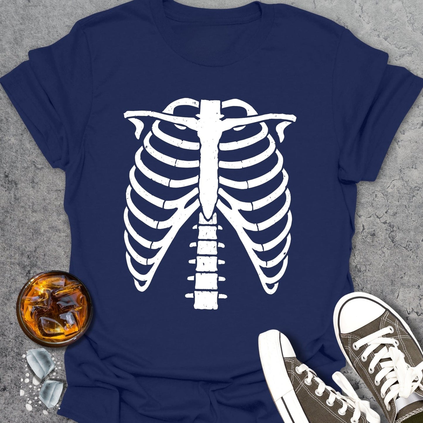 Skeleton Lazy Halloween T-Shirt