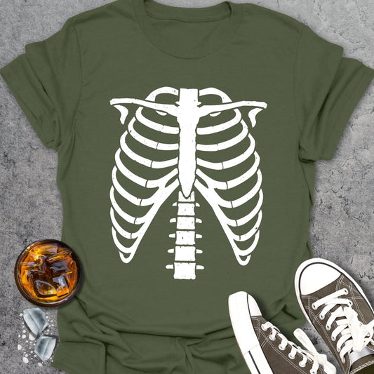 Skeleton Lazy Halloween T-Shirt