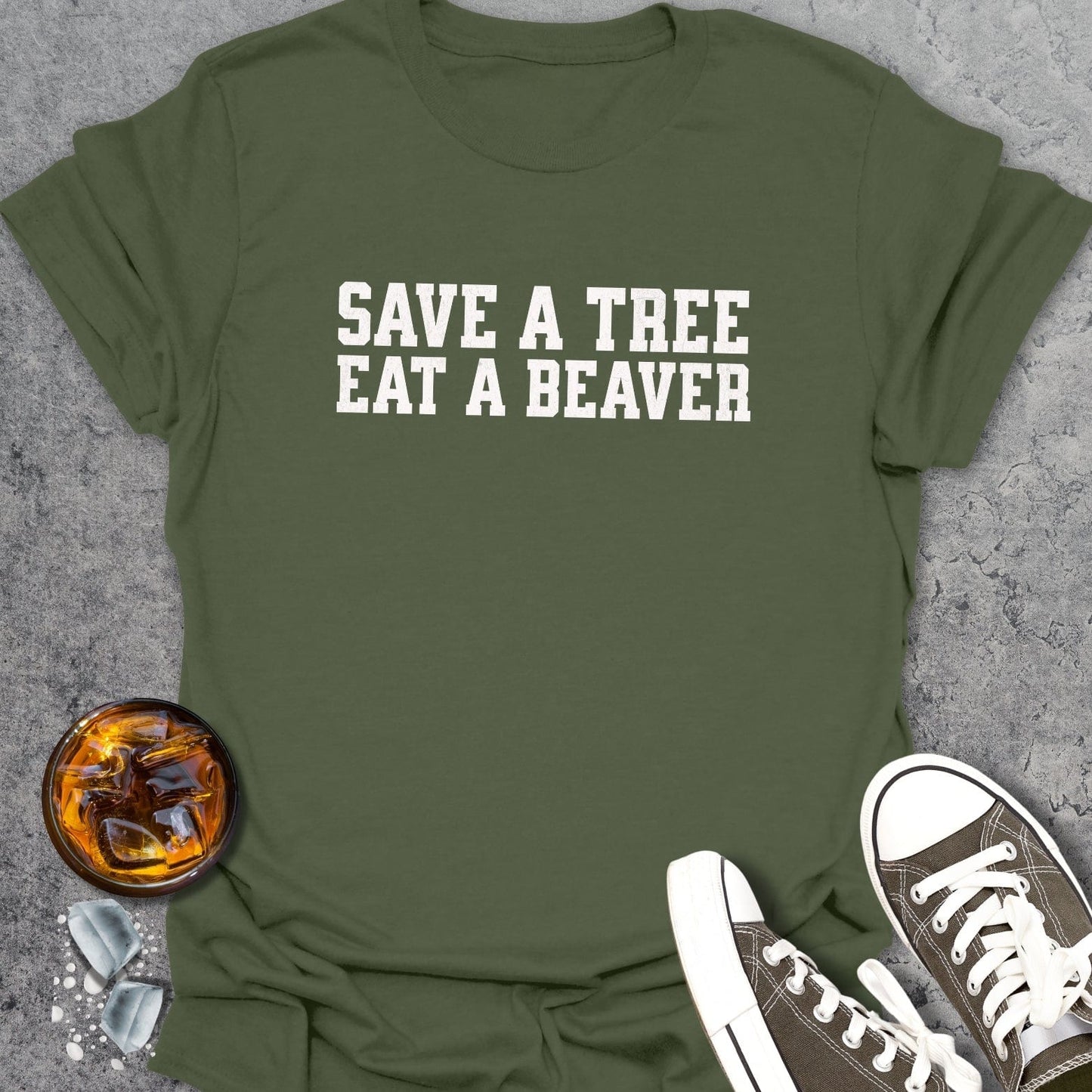 Save A Tree Funny T-Shirt