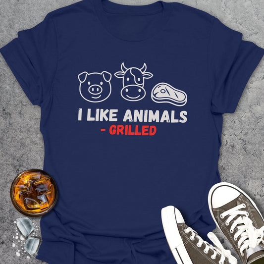 I Like Animals - Grilled T-Shirt
