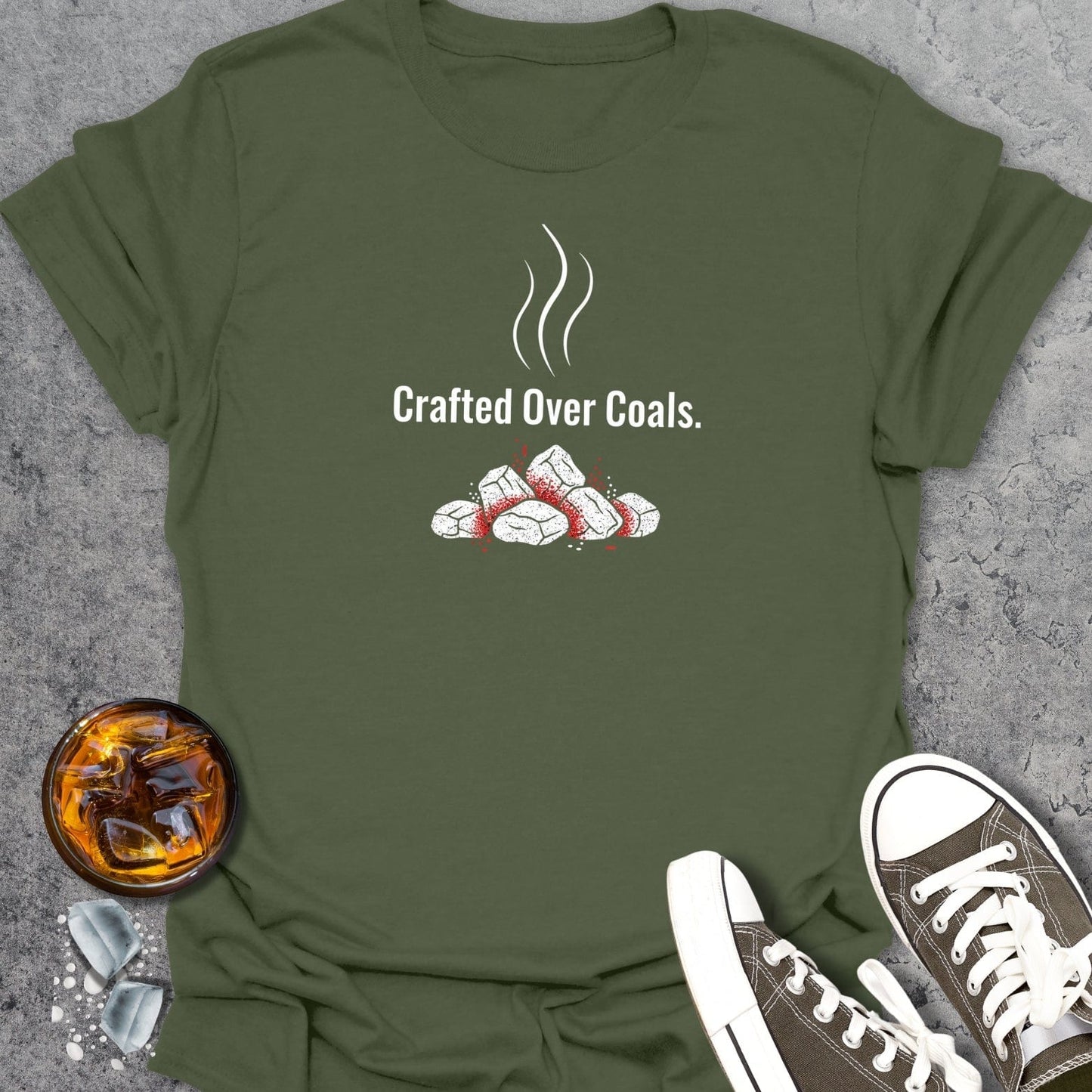 Crafted Over Charcoal T-Shirt