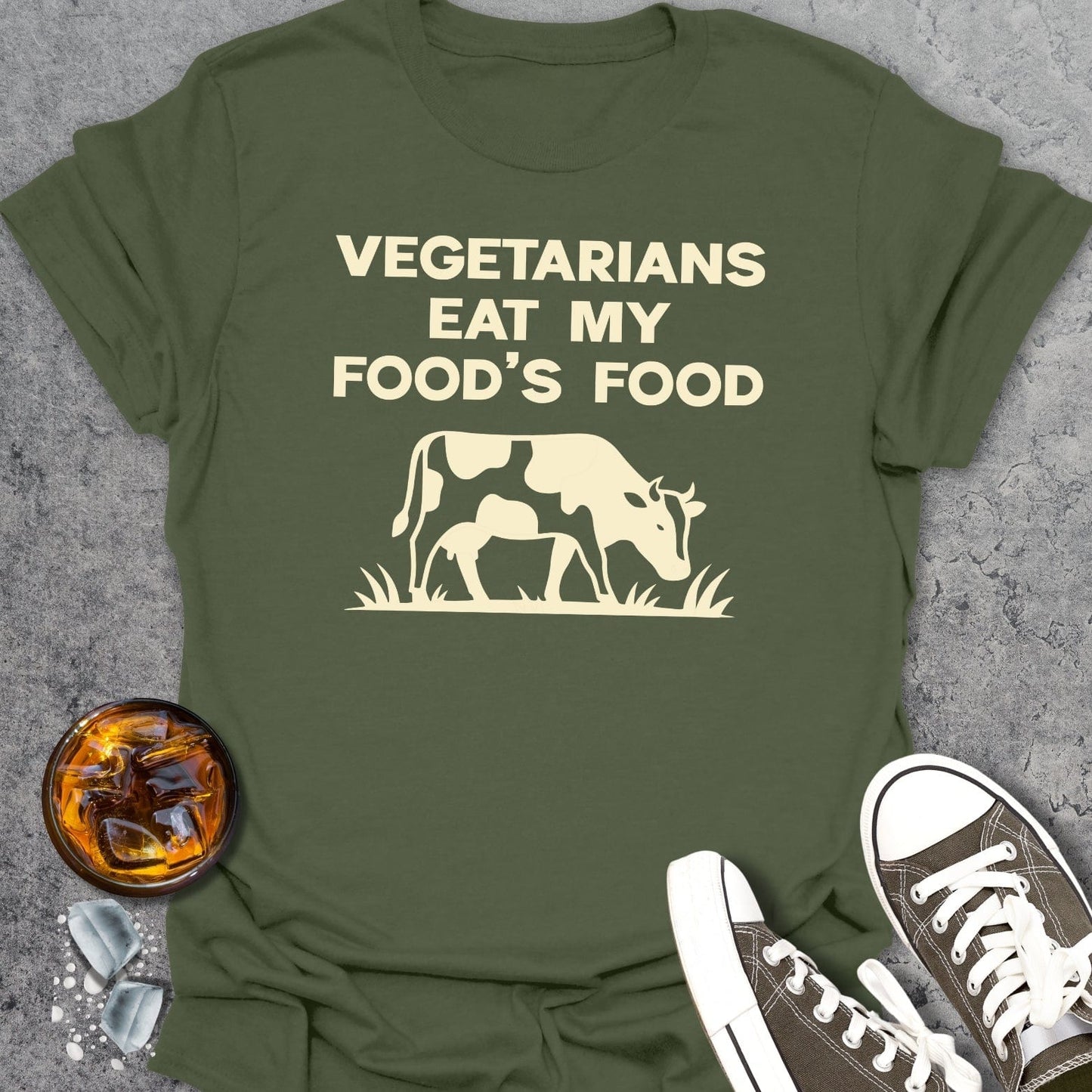 Vegetarians Eat My Food's Food T-Shirt