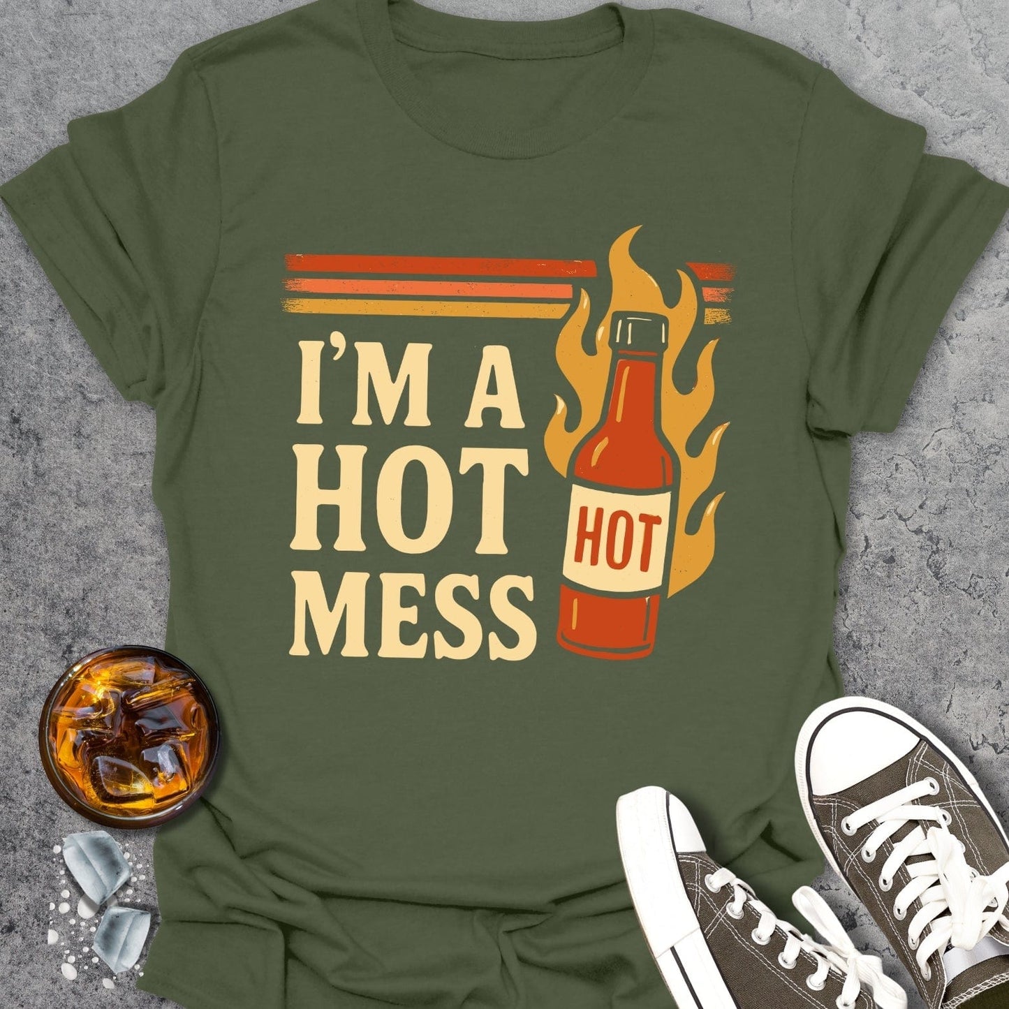 Hot Mess Funny T-Shirt