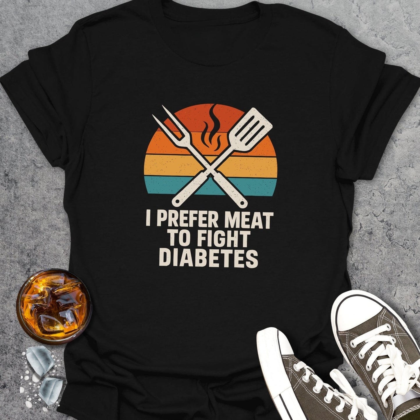 Meat To Fight Diabetes T-Shirt