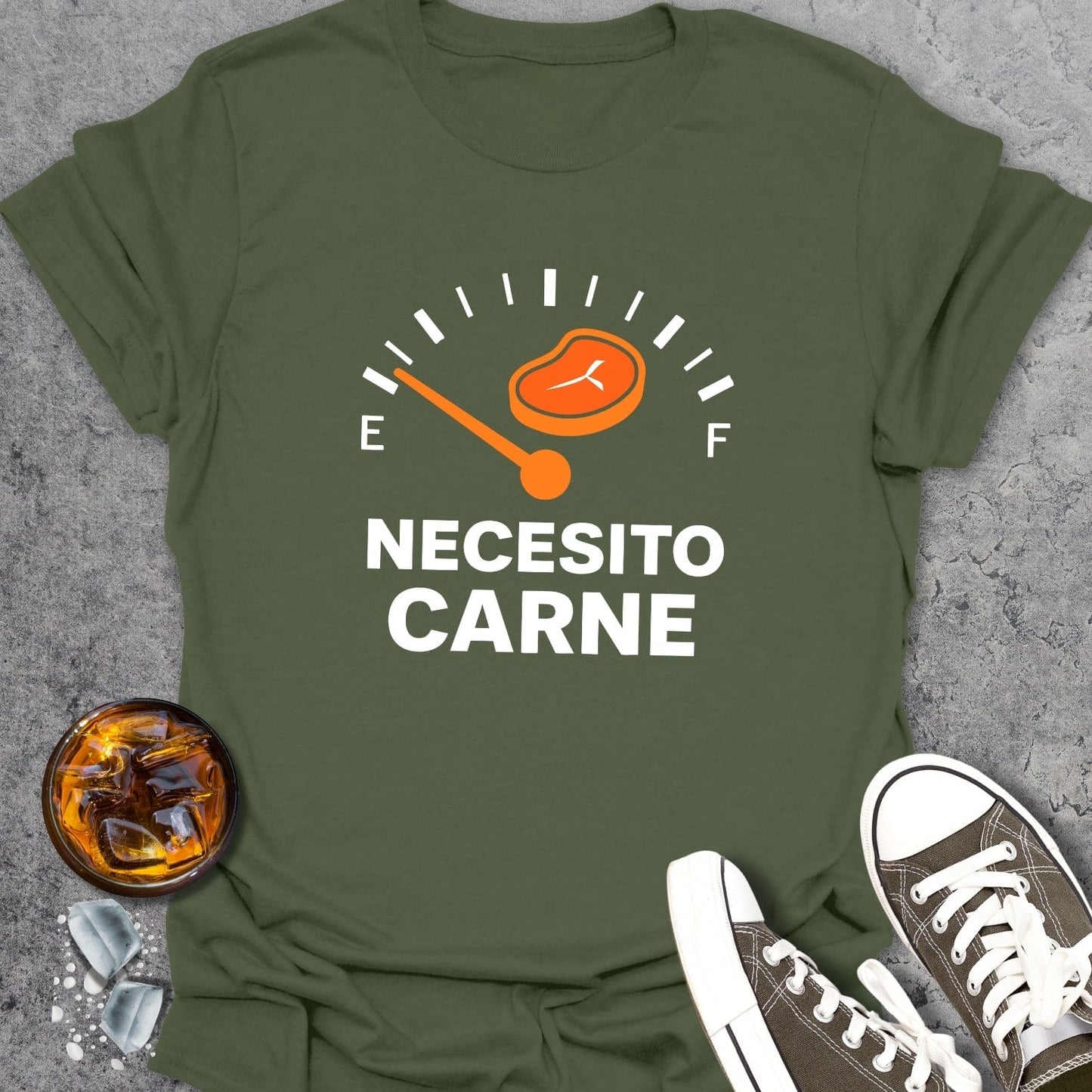 Necesito Carne Funny T-Shirt