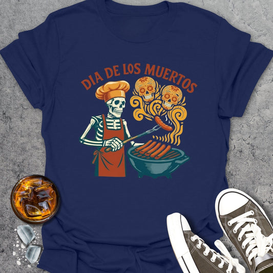 Vintage Grilling Skeleton T-shirt