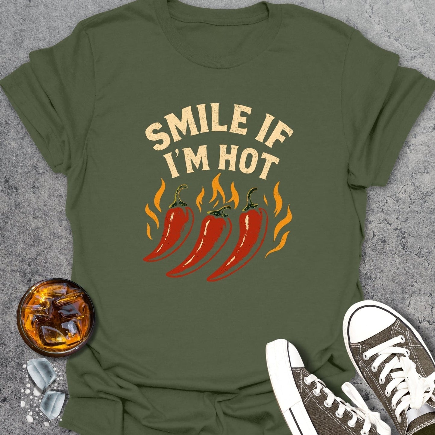 Smile If I'm Hot T-shirt
