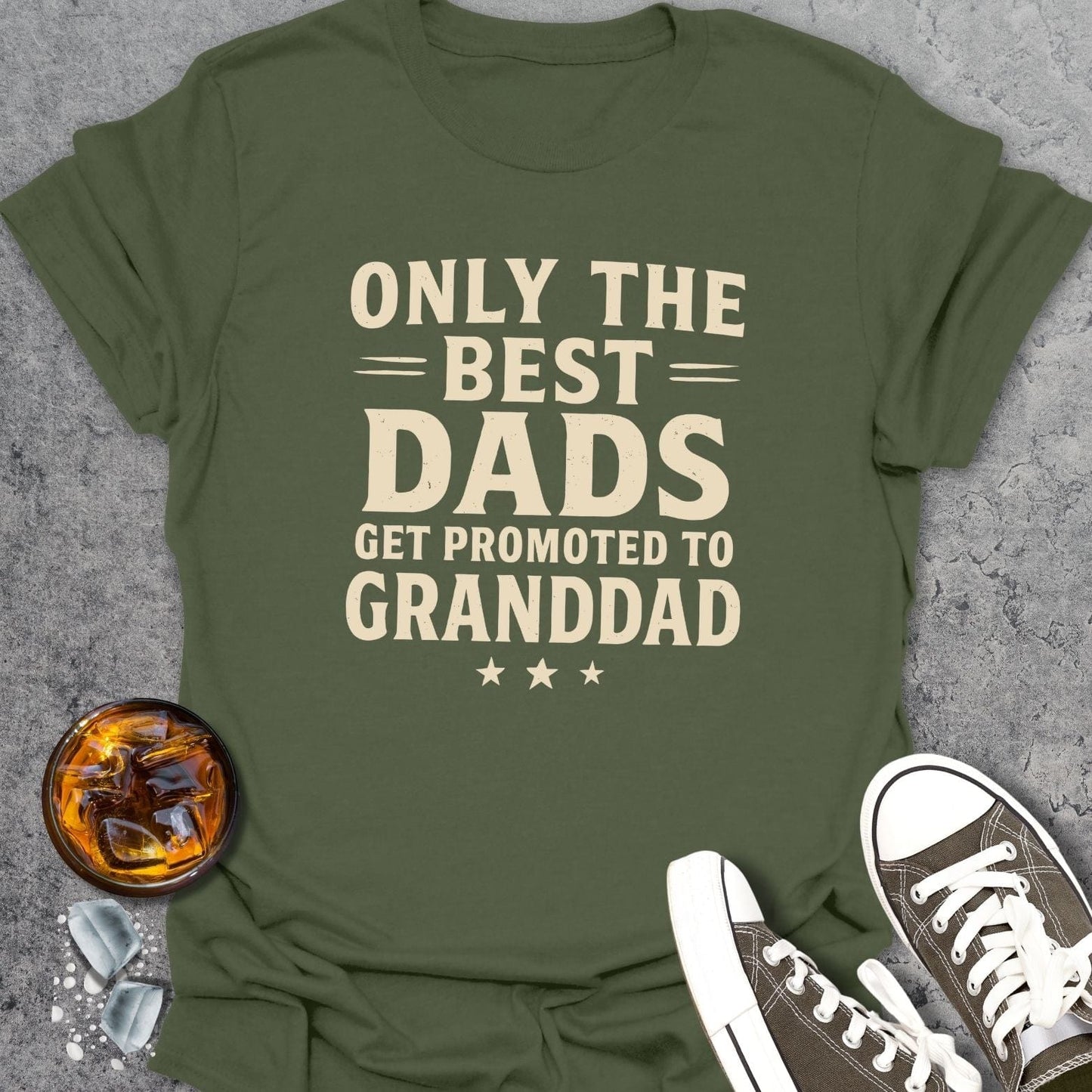 Promoted To Granddad T-shirt
