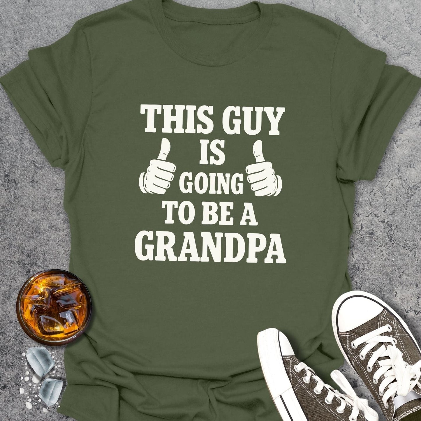 Grandpa Announcement T-shirt