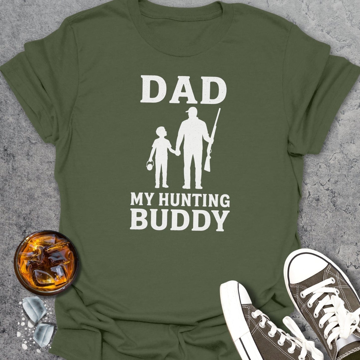 Dad My Hunting Buddy Boy T-shirt