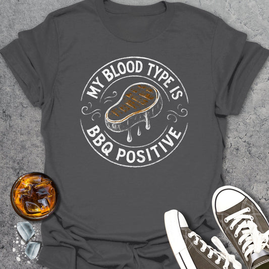 Blood Type BBQ T-shirt