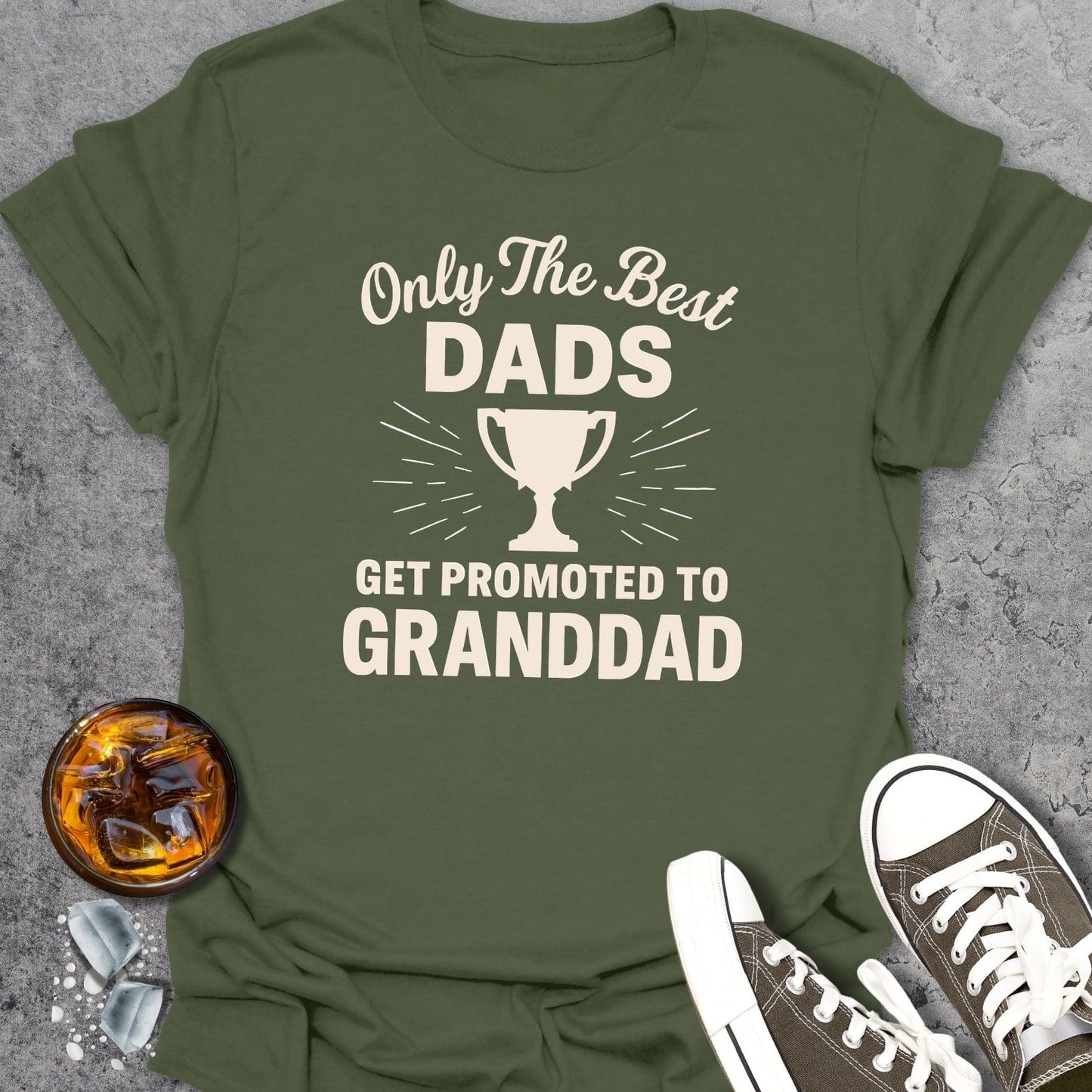 Promoted To Granddad T-shirt