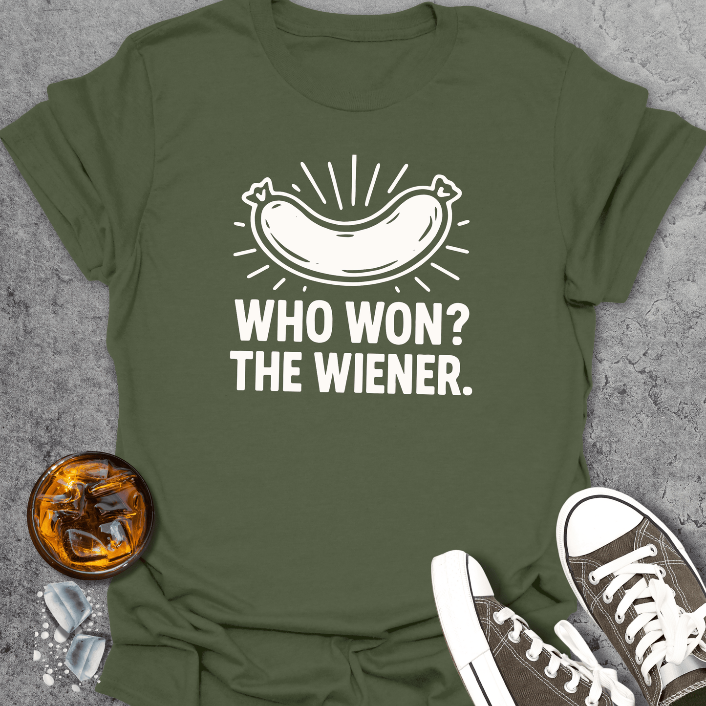 Who Won Funny - T-Shirt