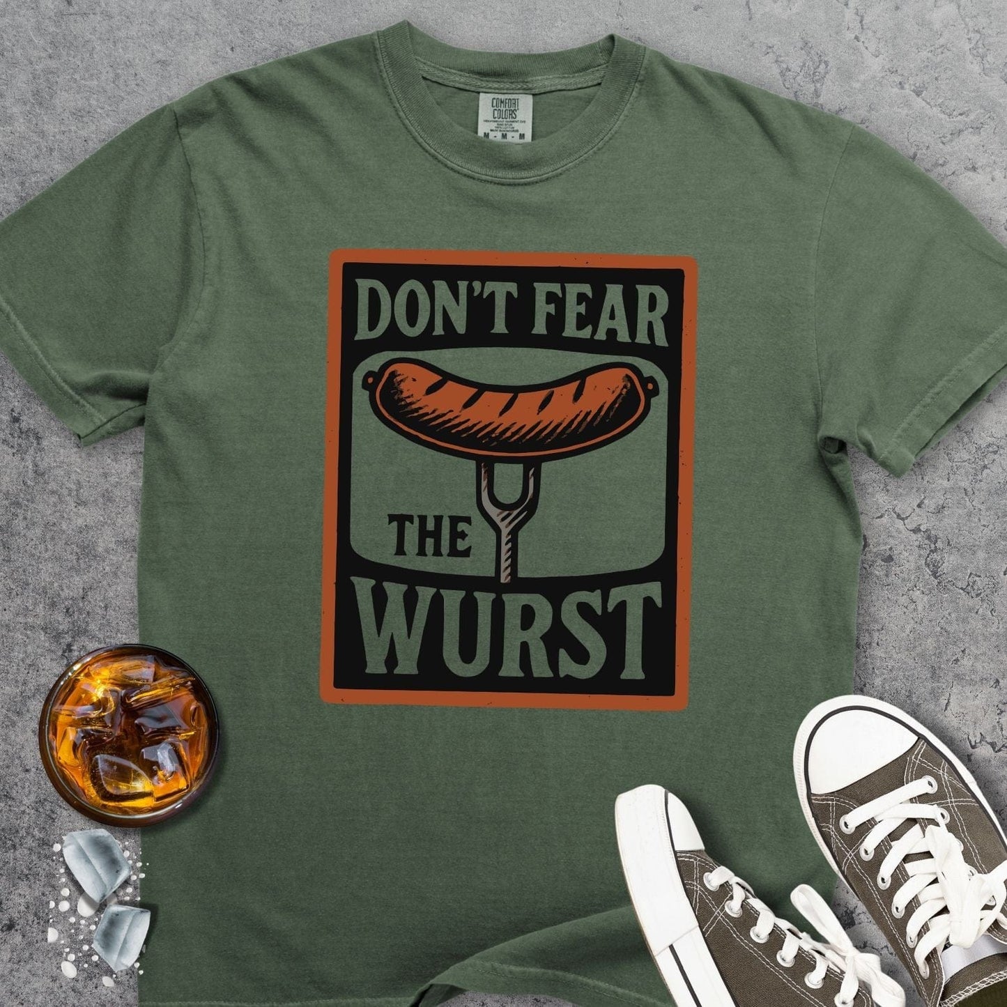 Don't Fear The Wurst Comfort Colors 1717 Tee