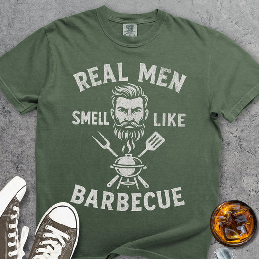 Real Men Smell Like Barbecue Comfort Colors 1717 Tee
