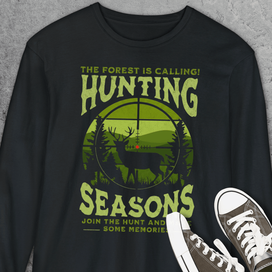 Forest Is Calling Hunting Comfort Colors Long-Sleeve
