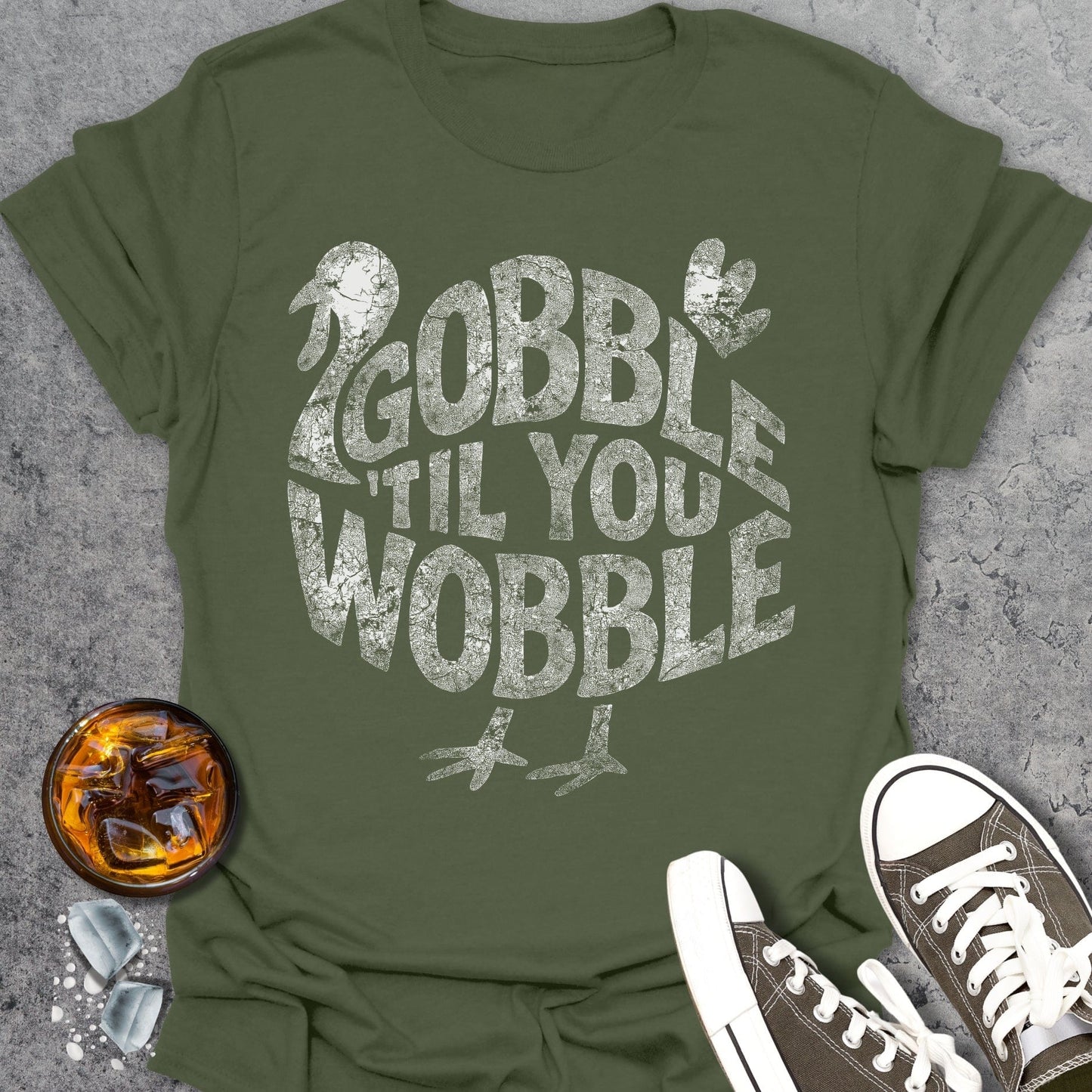Gobble 'Til You Wobble Funny T-Shirt