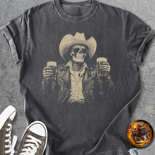Skeleton Cowboy - Vintage Heavyweight Tee